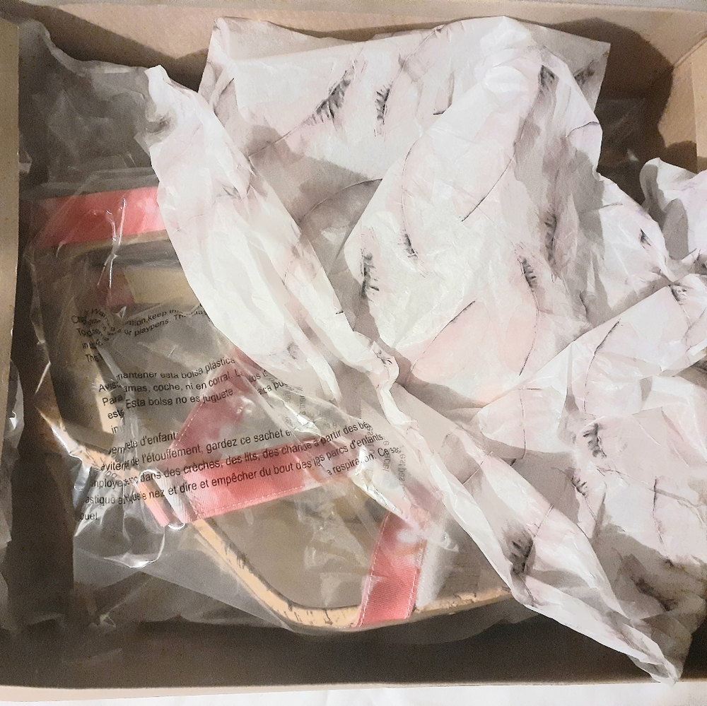 Jessica Simpson Pink/Orange Tie Dye sandals size 11M - Picture 4 of 6